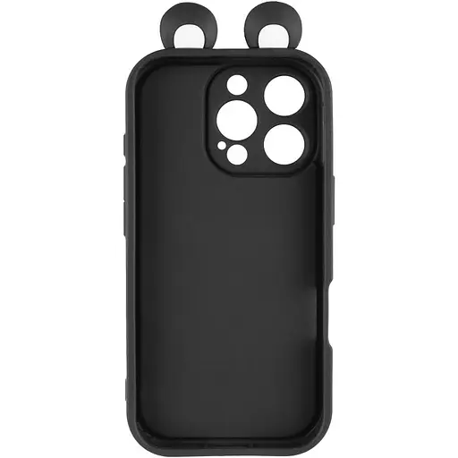 Чохол Epik TPU Toys Case with Ears для Apple iPhone 16 Pro 6.3 Black - фото 3