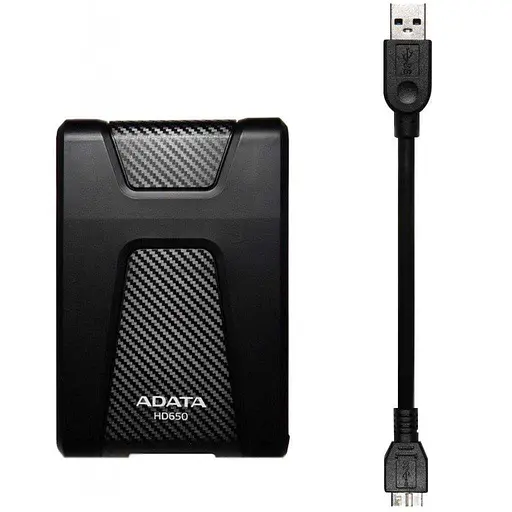 Зовнішній жорсткий диск Adata HD650 1TB Black (AHD650-1TU31-CBK) - фото 6