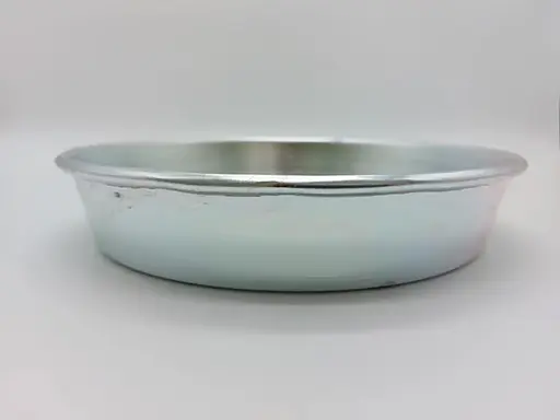 Круглая алюминиевая форма для выпечки противень алюминиевый Ø 25 H 4 см Aikar Турция Серебристый 88069 - фото 3