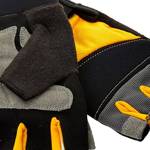 Рукавички DeWalt універсальні відкриті з додатковими накладками на долоні р.L/9 (DPG213L) - фото 2