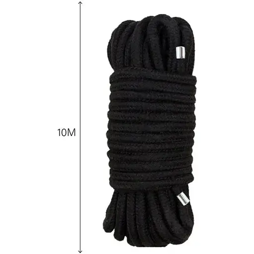 Веревка для BDSM Mai Bondage Rope Black - фото 2
