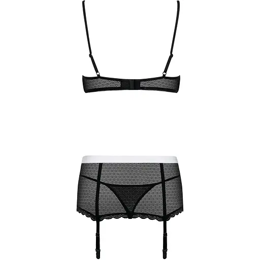Эротический костюм горничной Obsessive Maidme set 5pcs S/M - фото 6