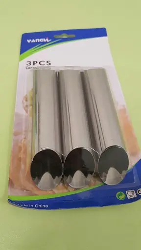 Набір формочок для металевих трубочок «Каннолі» Ø25х125 мм (3 трубочки), Kitchen Master 81473 - фото 7