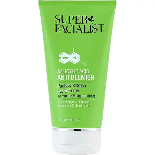 Скраб для лица Super Facialist Salicylic Acid AntiBlem Purify and Refresh 150 мл - фото 1