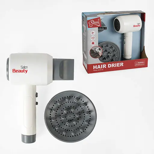 Фен на батарейках, 2 насадки