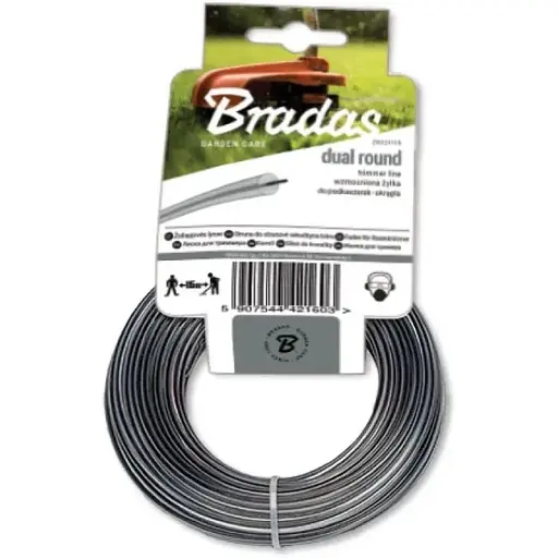 Леска для триммера Bradas RIPPER DUAL "круг" 2,7мм х 50м ZRO27050K - фото 1