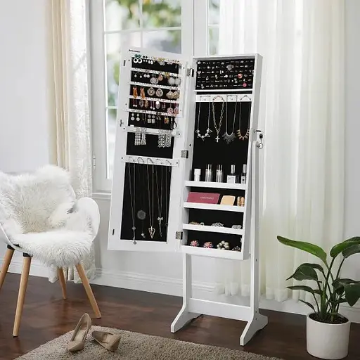 Підлогове дзеркало-шафа Leobert Inessa білий - фото 3