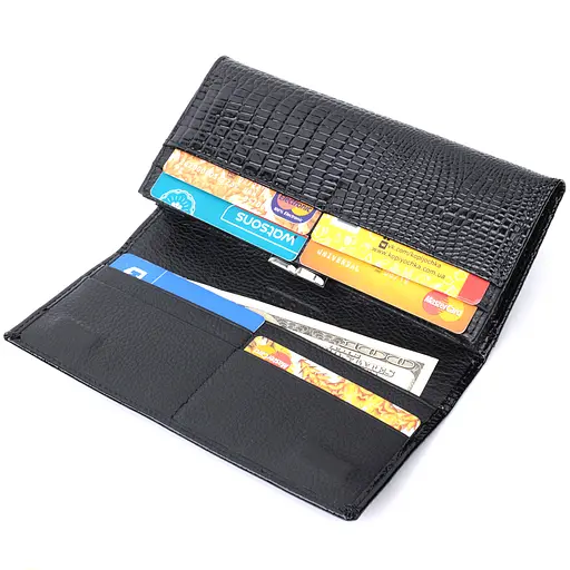 Кожаный женский кошелек ST Leather 18.5х9.5х2.5 см acs0029397 - фото 7