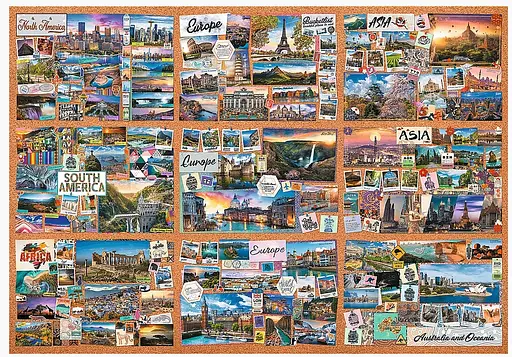 Пазли Безмежна колекція: "Подорож на тисячу миль" 13500 елементів 81025 Trefl, в коробці (5900511810257) - фото 2