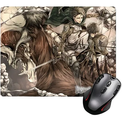 Игровая поверхность Nextprint Леви на Титане Атака титанов маленький - Attack on Titan 220 х 180 мм (14914)