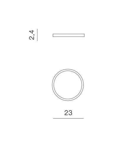 Світильник стельовий з датчиком руху Azzardo AZ5356 Panka LED 1x18W 2800K/4000K/6000K 2160Lm IP40 чорний - фото 2