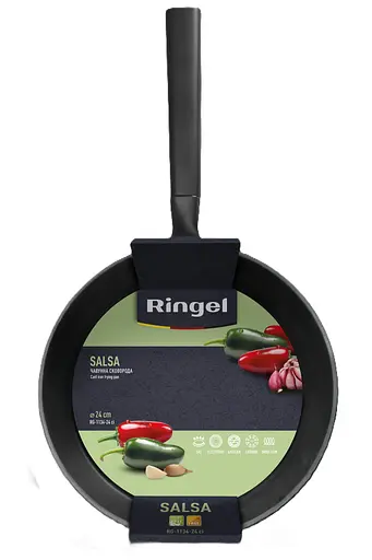 Сковорода Ringel Salsa чугунная 24 см без крышки (RG-1134-24 ci) - фото 5
