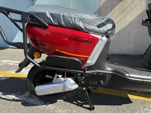 Электроскутер Двухместный Crosser CR13 (2000W, Графеновая батарея 72V/24Ah) Красный - фото 4