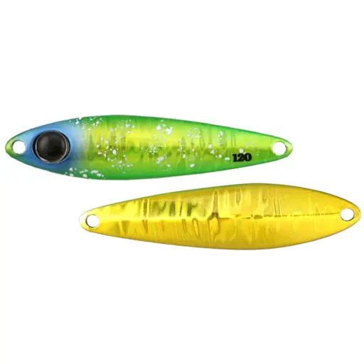 Пилькер Jackall Binbin Metal TG 76 mm 100 g Green Gold Ika Glow