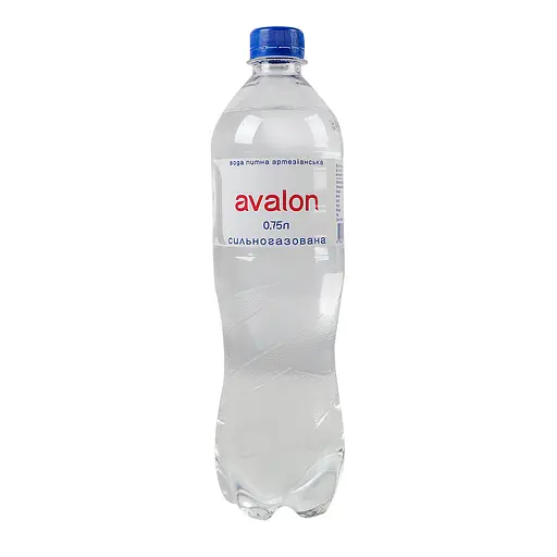 Вода питьевая Avalon сильногазированная 0.75 л