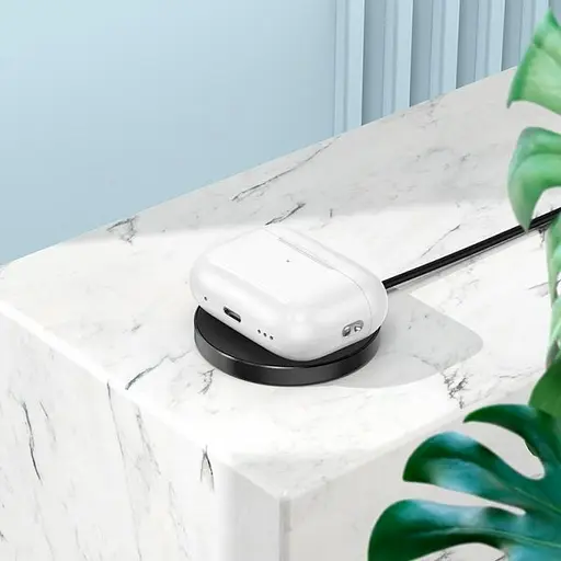 Бездротові навушники Hoco EW51 з бездротовою зарядкою, активним шумопоглинанням, мікрофоном, TWS Bluetooth 5.3 Білі - фото 5