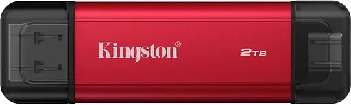 Портативний SSD Kingston 2TB USB 3.2 Gen 2 Dual USB-A R1050/W950MB/s - фото 2