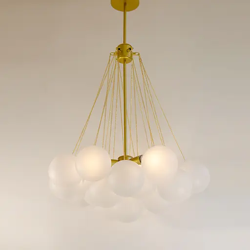 Підвісна люстра Friendlylight Bulb Gold FL5208 - фото 1