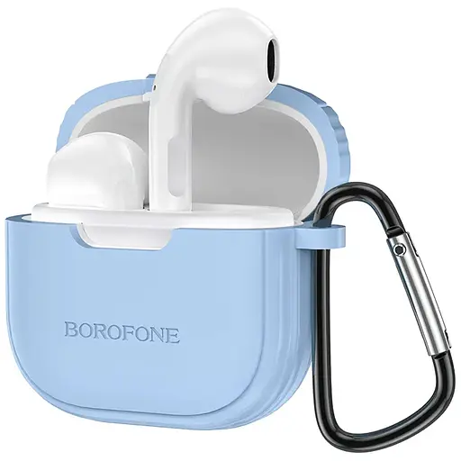 Бездротові навушники BOROFONE BW29 Charm true wireless BT headset Azure Blue - фото 1