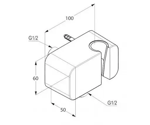 Шланговое під'єднання Kludi A-QA 6556005-00 - фото 2