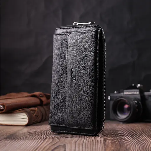 Кожаный кошелек ST Leather 20х10.5х2.5 см acs0028459 - фото 6