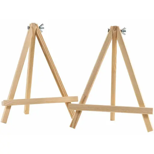 Мольберт настільний ROSA Studio А5 (2шт ) сувенірний 18×18×21см макс висота полотна 25 см  - фото 5