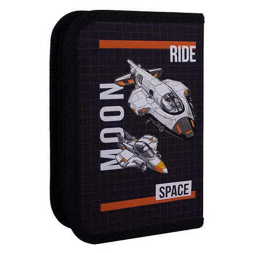 Школьный пенал твердый одинарный с двумя клапанами Yes Mars HP-04 - фото 2