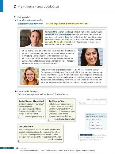 Schritte international. Neu 2. Kursbuch + Arbeitsbuch mit Audios online - фото 13