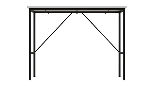 Стіл письмовий Line Тайм Ferrum-decor 750x1000x600 Чорний метал ДСП Біле 16 мм (FRD-104871) - фото 4