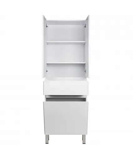 Пенал Мойдодир Unik П-66-к білий підлоговий подвійний, Білий - фото 3