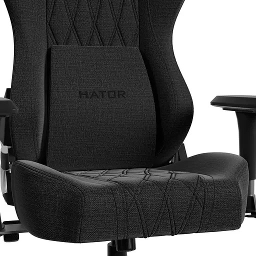 Ігрове крісло HATOR Darkside 3L Fabric Black (HTC3010L) - фото 8