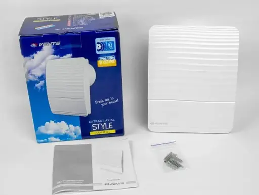 Вентилятор вытяжной бытовой Vents 100 Стайл с термоактуатором Белый - фото 8