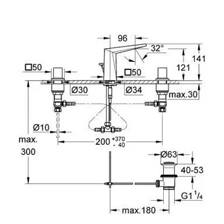 Смеситель для раковины Grohe Allure Brilliant 20342000 Хром - фото 2