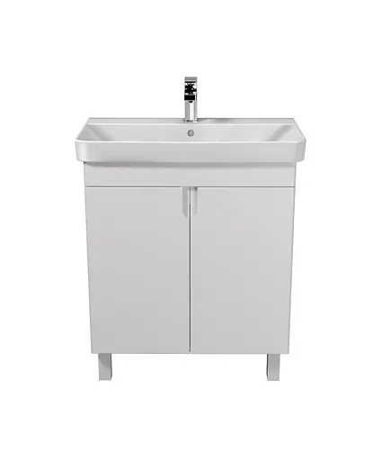 Тумба Мойдодир Simple White 70-U умивальник River 70 Білий універсальна Білий - фото 4