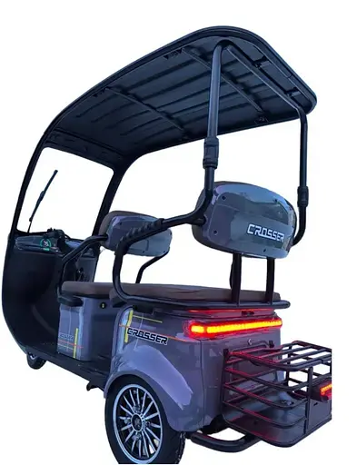 Электроскутер Трехколесный Crosser TR7 VAGON (1000W, 72V,24Ah) Хамелеон - фото 3