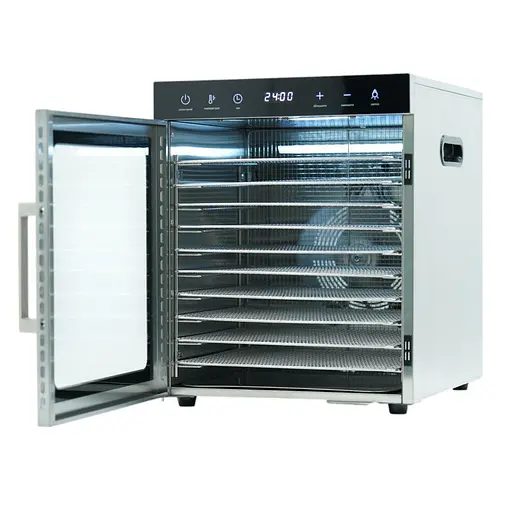 Дегідратор побутовий Tekhniko DH-10H-SS нержавіюча сталь (10 лотків 30*28 см) - фото 2