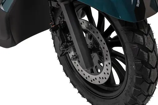 Электроскутер Двухместный Crosser CR17 (2500W, Графеновая батарея 72V/35Ah) Зеленый - фото 7