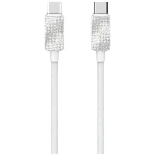 Кабель Usams US-SJ696 60W Striped Data Cable Type-C To Type-C-KY Series 2 м белый