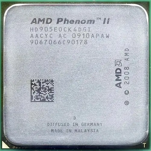 Процессор AMD Phenom II x4 905e 2.5 GHz AM3, 65W Б/У