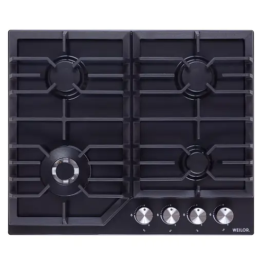 Поверхность газовая на металле Weilor GM W 624 BL