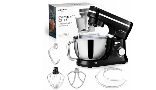 Кухонный комбайн Mozano Compact Chef планетарный 4,5 л 8 скоростей 1700 Вт - фото 3