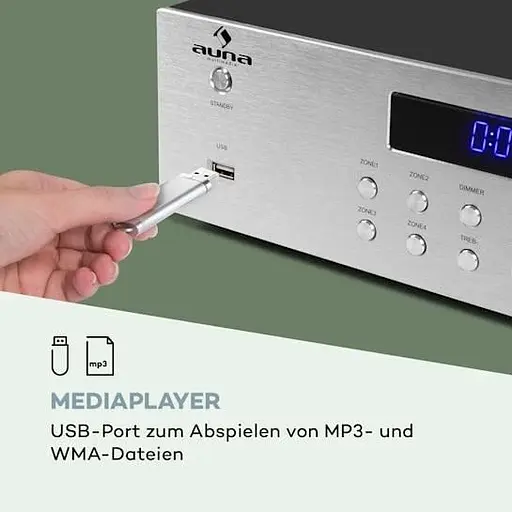 Підсилювач Auna AV2-CD850BT (10032758) - фото 3