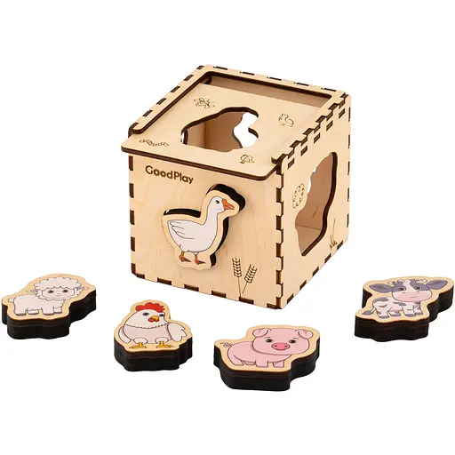 Кубик-сортер GoodPlay Ферма (CUB-4-007) - фото 3