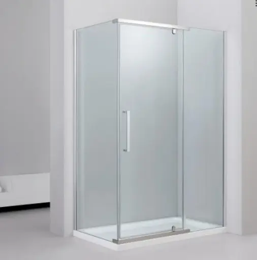 Душевая кабина Dusel А1106 1200x900x1900, Универсальная, прозрачная, хром, 120x90 - фото 1