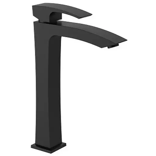 Смеситель для умывальника Koer KB-11007-05 высокий KR3441 Черный матовый - фото 1