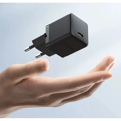 Сетевое зарядное устройство Baseus Palm 1-USB-C 20W Cluster Black (P10111602113-00) [127629] - фото 7