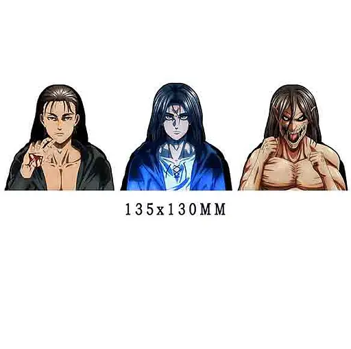 Голографічна наклейка Атака Титанів Ерен Йегер Attack on Titan Eren Yeager - фото 1
