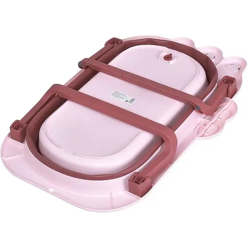 Дитяча силіконова ванночка El Camino Me 1141 Croco Pink у вигляді крокодила - фото 2