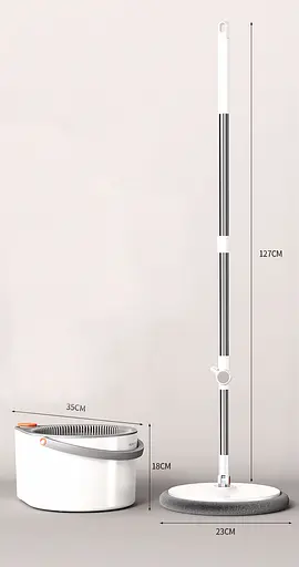 Набор швабра и ведро с отжимом Joybos Spin Mop S01 (JBS-XZTB-S1F1-JWT2P) - фото 4