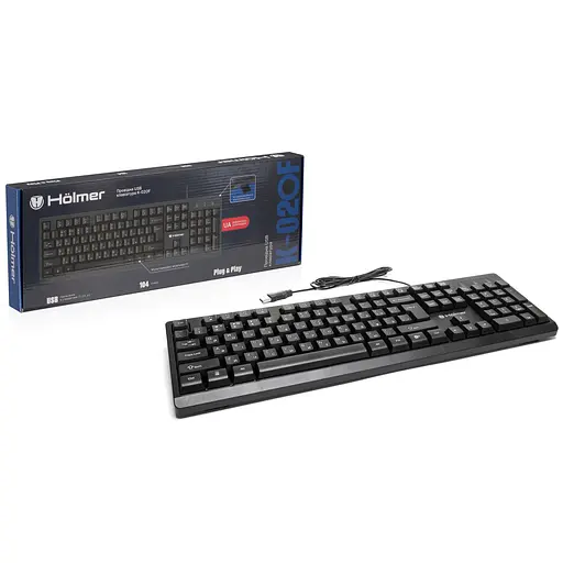 Клавіатура Hölmer дротова офісна (K-02OF) - фото 8